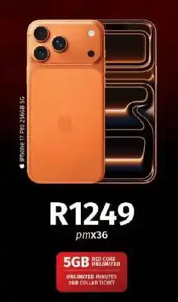 Vodacom iPhone 17 Pro 256GB 5G offer