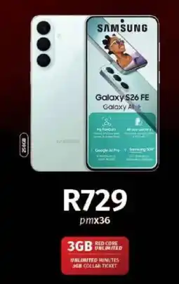 Vodacom Samsung Galaxy S26 FE offer