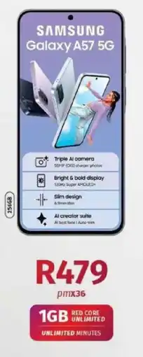 Vodacom SAMSUNG Galaxy A57 5G offer