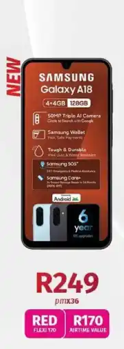 Vodacom Samsung Galaxy A18 offer