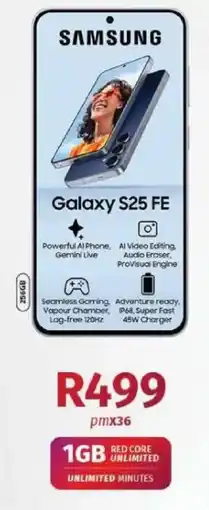 Vodacom SAMSUNG Galaxy S25 FE offer