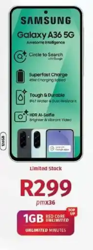 Vodacom SAMSUNG Galaxy A36 5G offer
