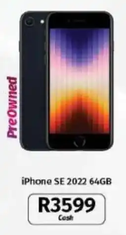 Vodacom iPhone SE 2022 64GB offer