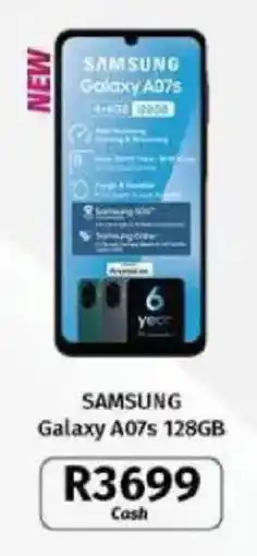 Vodacom SAMSUNG Galaxy A07s 128GB offer