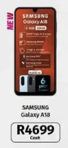 Vodacom SAMSUNG Galaxy A18 offer