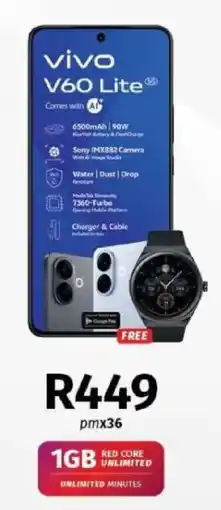 Vodacom vivo V60 Lite offer