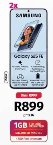 Vodacom SAMSUNG Galaxy S25 FE offer