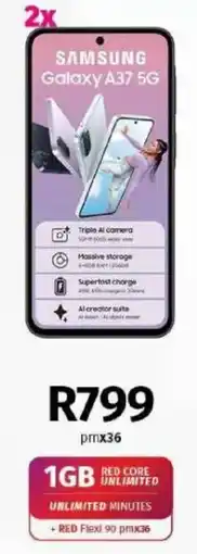 Vodacom SAMSUNG Galaxy A37 5G offer