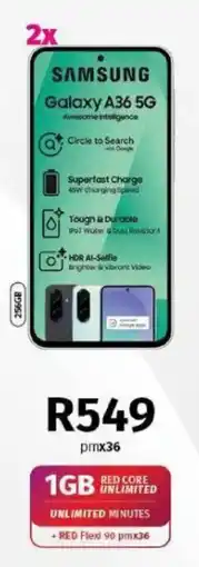 Vodacom SAMSUNG Galaxy A36 5G offer