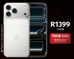 Vodacom iPhone 17 Pro Max 256GB 5G offer