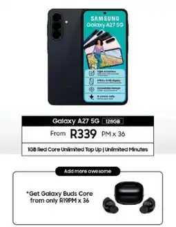 Vodacom Samsung Galaxy A27 5G offer