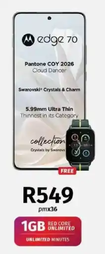Vodacom Motorola edge 70 offer