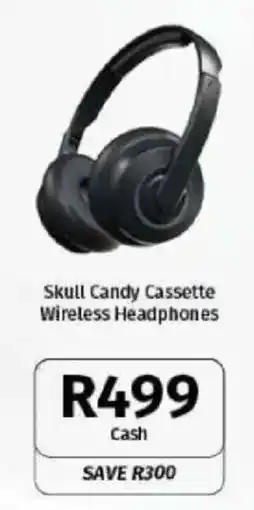Vodacom Skull Candy Cassette Wireless Headphones offer