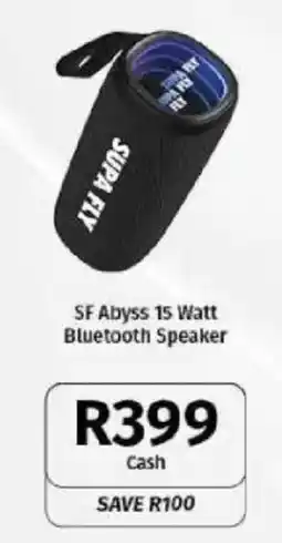Vodacom SF Abyss 15 Watt Bluetooth Speaker offer