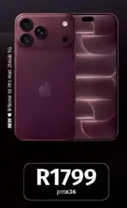 Vodacom iPhone 18 Pro Max offer