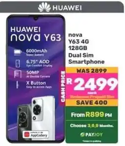 Game Huawei Nova Y63 offer