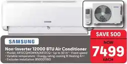 Makro Samsung Non-Inverter 12000 BTU Air Conditioner offer