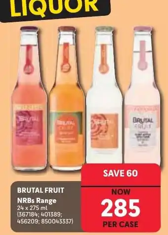 BRUTAL FRUIT NRBs Range
