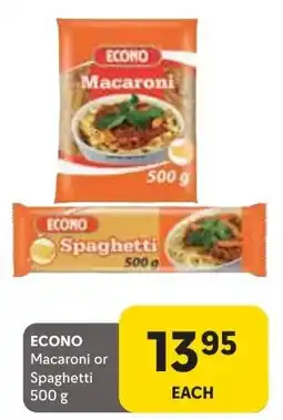 Makro ECONO Macaroni or Spaghetti offer