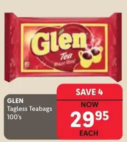 Makro GLEN Tagless Teabags offer