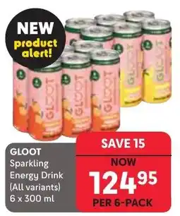 Makro GLOOT Sparkling Energy Drink offer