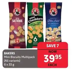 Makro BAKERS Mini Biscuits Multipack offer