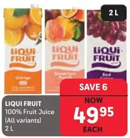 Makro LIQUI FRUIT 100% Fruit Juice offer