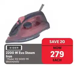 Makro Eiger 2200 W Evo Steam Iron offer