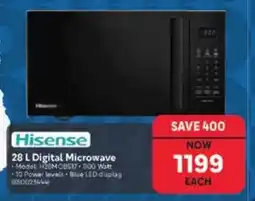 Makro Hisense 28 L Digital Microwave offer