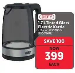 Makro Defy 1.7 L Tinted Glass Electric Kettle offer