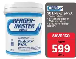 Makro Berger Master Nukote PVA offer