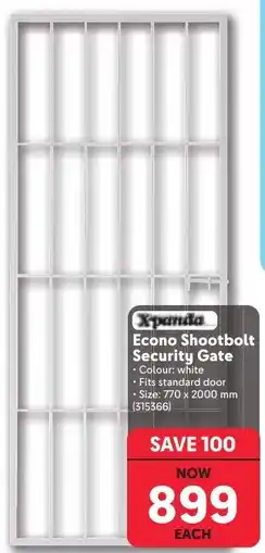 Makro Xpanda Econo Shootbolt Security Gate offer