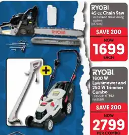 Makro RYOBI 45 cc Chain Saw offer