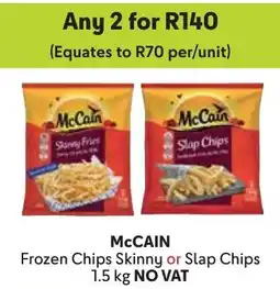 Makro McCain Frozen Chips Skinny or Slap Chips offer