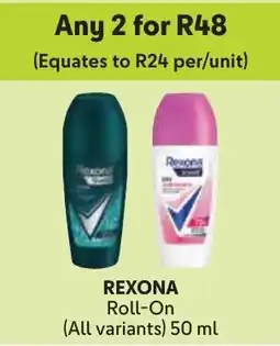 Makro Rexona Roll-on offer