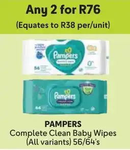 Makro Pampers Complete Clean Baby Wipes offer