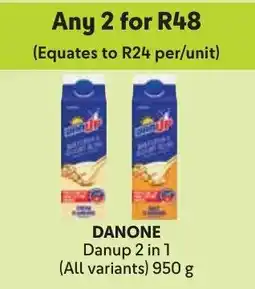 Makro Danone Danup 2 in 1 offer