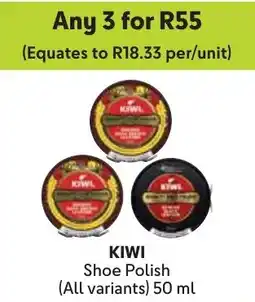 Makro Kiwi Shoe Polish offer