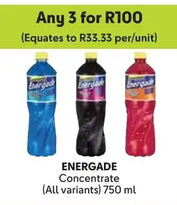 Makro Energade Concentrate offer