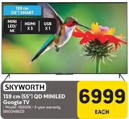 Makro SKYWORTH 139 cm (55") QD MINILED Google TV offer