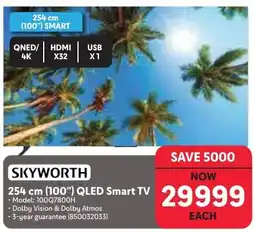 Makro SKYWORTH 254 cm (100") QLED Smart TV offer