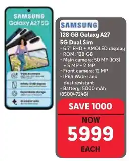 Makro Samsung Galaxy A27 5G offer