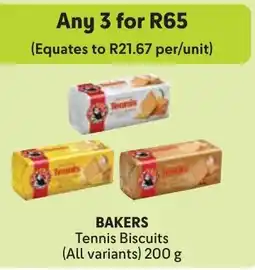 Makro Bakers Tennis Biscuits offer