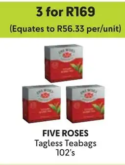 Makro Five Roses Tagless Teabags offer