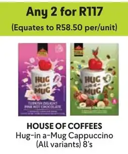 Makro House of Coffees Hug-in a-Mug Cappuccino offer