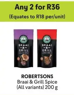 Makro Robertsons Braai & Grill Spice offer