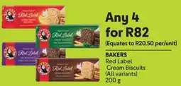 Makro Bakers Red Label Cream Biscuits offer