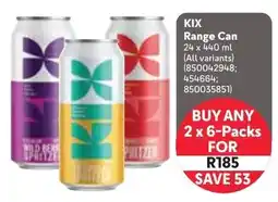 Makro KIX Range Can offer