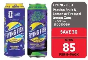 Flying Fish Passion Fruit & Lemon or Pressed Lemon Cans