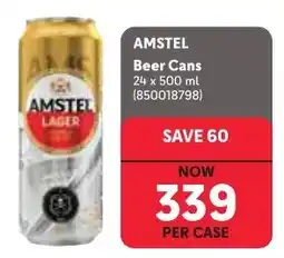 Makro AMSTEL Beer Cans offer